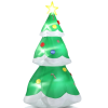 6.9 FT Lighted Christmas Inflatable Decoration, Inflatable Christmas Tree