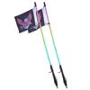 VEVOR 2 PCS 4 FT Whip Light with Spring Base, Led Whip Light with APP & Remote Control, Waterproof 360¬∞ Spiral RGB Chasing Lighted Whips with 2 Flags