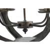 Hanging 4  Light Metal Chandelier