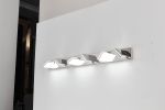 Modern Chrome LED Vanity Light, 6-Lights Wall Sconce for Bathroom and Mirror, Sleek Minimalist Design, Energy-Efficient, Easy to Install