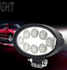 30W-led floodtical working light tractor, harvester universal Hummer, engineering vehicle wrangler, off-road vehicle, warning light headlights