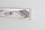 Modern Chrome LED Vanity Light, 6-Lights Wall Sconce for Bathroom and Mirror, Sleek Minimalist Design, Energy-Efficient, Easy to Install