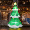 6.9 FT Lighted Christmas Inflatable Decoration, Inflatable Christmas Tree
