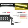 50W-LED Motorcycle long strip lamp 10.6 inch Hummer H1 / H2 / H3T / SUT Jeep Truck 4x4 SUV ATV LED working light strip, light near light ATV KTV