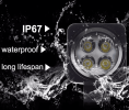 40W-led concentrating elliptical working light tractor, Harvester GM Hummer, Engineering vehicle Wrangler