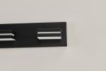 Modern Black LED Vanity Light, 7-Lights Wall Sconce for Bathroom and Mirror, Sleek Minimalist Design, Energy-Efficient, Easy to Install