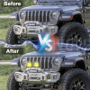 65W-led spotlight wrangler working light 8.5 inch UTV ATV Motorcycle auxiliary light system 4x4 off-road vehicle Circular laser beam LED running light