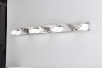Modern Chrome LED Vanity Light, 7-Lights Wall Sconce for Bathroom and Mirror, Sleek Minimalist Design, Energy-Efficient, Easy to Install