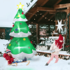 6.9 FT Lighted Christmas Inflatable Decoration, Inflatable Christmas Tree