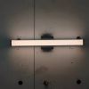 LED 24 Inch 14w 5CCT Dimming Wall Light, Iron Aluminum Acrylic Wall-Mounted Lighting Fixtures, Matte Black Bathroom Vanity Light Over Mirror