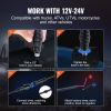VEVOR 1 PC 3 FT Whip Light with Spring Base, Led Whip Light with APP & Remote Control, Waterproof 360¬∞ Spiral RGB Chasing Lighted Whip with 2 Flags