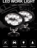 30W-led floodtical working light tractor, harvester universal Hummer, engineering vehicle wrangler, off-road vehicle, warning light headlights
