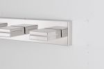 Modern Chrome LED Vanity Light, 7-Lights Wall Sconce for Bathroom and Mirror, Sleek Minimalist Design, Energy-Efficient, Easy to Install