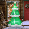6.9 FT Lighted Christmas Inflatable Decoration, Inflatable Christmas Tree
