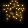Christmas Light Decorations with Spikes 3 pcs Star 50 LEDs 11.4"