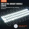 VEVOR 200PCS LED Storefront Lights, 108 ft DC 12V, LED Module Lights, 5730 SMD 3-LED 1.5W Window Lights with Tape Adhesive Backside