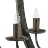 Hanging 4  Light Metal Chandelier