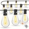 100 Foot S14 LED Edison Outdoor String Lights - Commercial Grade String Lights - Backyard Garden Gazebo ‚Äì Cafe Market Light Set ‚Äì Vintage Patio St