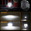 65W-led spotlight wrangler working light 8.5 inch UTV ATV Motorcycle auxiliary light system 4x4 off-road vehicle Circular laser beam LED running light