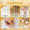5.2 Feet Lighted Angel Artificial Christmas Tree with Warm White LED Lights