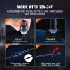 VEVOR 2 PCS 5 FT Whip Light, APP & RF Remote Control Led Whip Light, Waterproof 360¬∞ Spiral RGB Chasing Lighted Whips with 4 Flags, for UTVs, ATVs