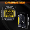 65W-led spotlight wrangler working light 8.5 inch UTV ATV Motorcycle auxiliary light system 4x4 off-road vehicle Circular laser beam LED running light