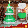 6.9 FT Lighted Christmas Inflatable Decoration, Inflatable Christmas Tree