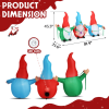 6.9 FT Lighted Christmas Inflatable Decoration, Inflatable Five Christmas Balls
