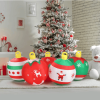 6.9 FT Lighted Christmas Inflatable Decoration, Inflatable Five Christmas Balls