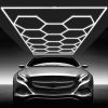 VEVOR Hexagon Garage Lights 86400LM 14 Grids Honeycomb LED Shop Ceiling Light