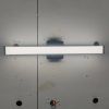 LED 24 Inch 14w 5CCT Dimming Wall Light, Iron Aluminum Acrylic Wall-Mounted Lighting Fixtures, Matte Black Bathroom Vanity Light Over Mirror