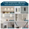 6 Inch LED Recessed Ceiling Lights, 12-Pack Ultra-Thin with Junction Box, 5 Color Temperature Options 2700K-5000K