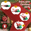 6 FT Lighted Christmas Inflatable Decoration, Inflatable Santa Claus With Large Gift Bag