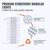 VEVOR 200PCS LED Storefront Lights, 108 ft DC 12V, LED Module Lights, 5730 SMD 3-LED 1.5W Window Lights with Tape Adhesive Backside