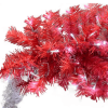 6FT Hinged Fir Artificial Fir Bent Top Christmas Tree, Xmas Tree Bendable Santa Hat Style Christmas Tree Holiday Decoration,1250 Branch Tips