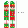 Christmas Couplets With Lights Christmas Elf Couplets Hanging Flag Christmas Decorations 30x180cm