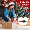 6 FT Lighted Christmas Inflatable Decoration, Inflatable Santa Claus With Large Gift Bag