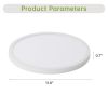 11.8 Inch Flush Mount Ceiling Light, 20W LED+Nightlight Ceiling Light Fixture