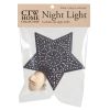 Punched Star Night Light