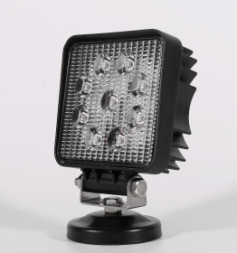 27W-led spotlight round working light focus flood laser high-beam tractor DeChi DT-2 (2pin) harvester universal Hummer, engineering vehicle Wrangler (PSDT27 round: PSDT27 square)