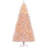 Prelit Christmas Tree Douglas Fir Artificial Christmas Tree with Realistic Branches, Warm White LED Lights