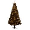 Prelit Christmas Tree Douglas Fir Artificial Christmas Tree with Realistic Branches, Warm White LED Lights