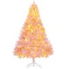 6' Tall Prelit Christmas Tree Douglas Fir Artificial Christmas Tree with Realistic Branches, 250 Warm White LED Lights and 1000 Tips