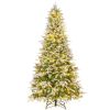 6/7.5/9 FT Pre-Lit Artificial Christmas Tree with 765/1135/1871 Tips and 280/470/690 Warm-White LED Lights