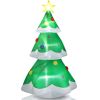 Inflatable Christmas Tree with LED Lights for Holiday Decor