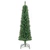 Pencil Christmas Tree with Memory Wire Branch Tips and Warm  LED Lights