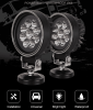 45W-led engineering vehicle spotlight light.  Excavator off-road vehicle, Wrangler focus flood laser light, high beam