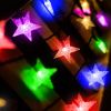 2Pcs Solar Powered String Lights 39.3FT 100LED Beads Fairy Star Lights