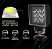 45W-led engineering vehicle spotlight light.  Excavator off-road vehicle, Wrangler focus flood laser light, high beam