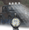 27W-led spotlight round working light focus flood laser high-beam tractor DeChi DT-2 (2pin) harvester universal Hummer, engineering vehicle Wrangler